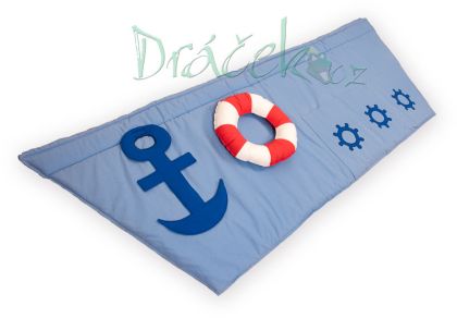 Kapsář za postel Námořník 200cm