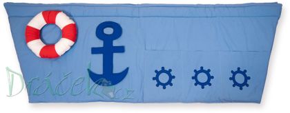 Kapsář za postel Námořník 200cm