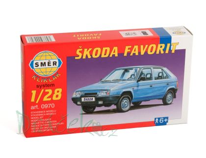 Směr, Model Kliklak Škoda Favorit 13,5x6,7cm