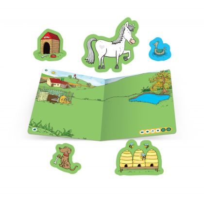 Albi Kouzelné čtení - Samolepková knížka Zvířátka