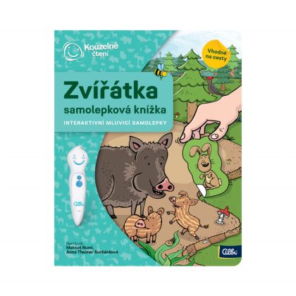 Albi Kouzelné čtení - Samolepková knížka Zvířátka
