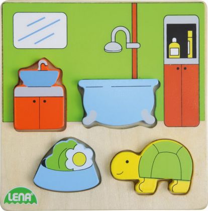 Lena Puzzle dřevěné koupelna