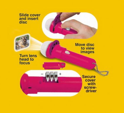 Ruční foto projektor mazlíčci