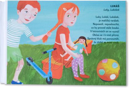 Jména dětí - Kluci - leporelo a CD