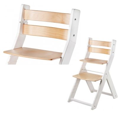Woodpartner, Dětská rostoucí židle SANDY bílá