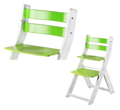 Woodpartner, Dětská rostoucí židle SANDY bílá