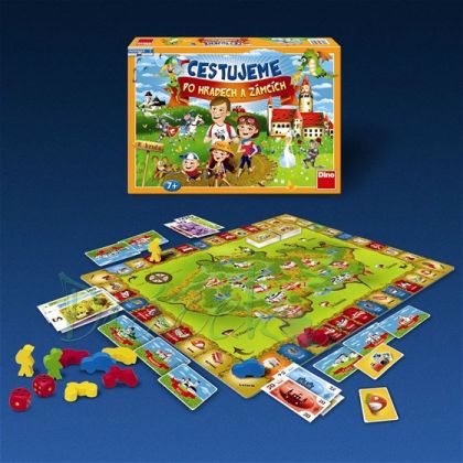Stolní hra Cestujeme po hradech a zámcích