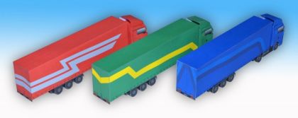 Vystřihovánky - Kamiony