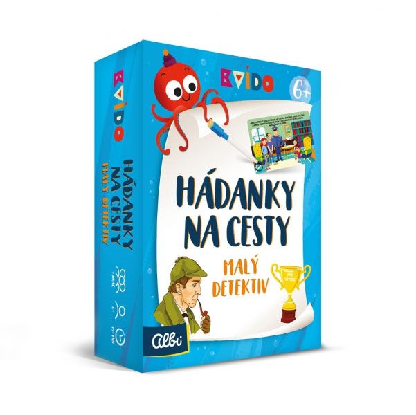 Albi, Kvído - Hádanky na cesty - Malý detektiv 6+