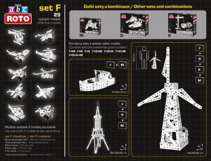 Efko ABC ROTO - letadla, set F