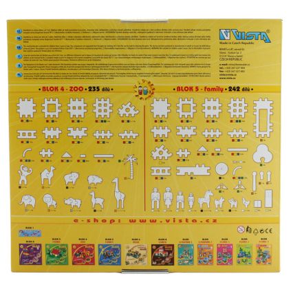 Stavebnice Blok 4 ZOO