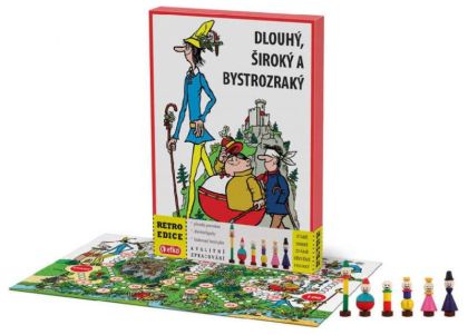 Efko Dlouhý, Široký, Bystrozraký - dřevěné figurky