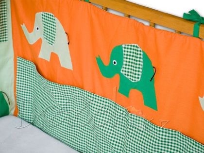 3D mantinel - kapsář Slon zelený