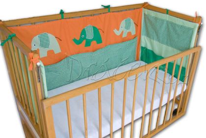 3D mantinel - kapsář Slon zelený