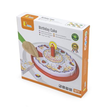 VIGA, Dřevěné krájení - narozeninový dort