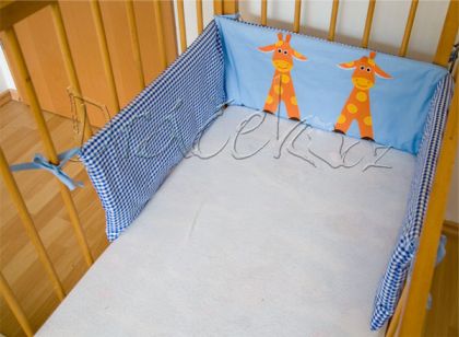 Mantinel Žirafy modrý