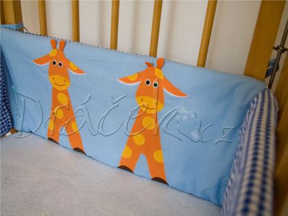 Mantinel Žirafy modrý