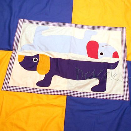 Přehoz na postel Psi