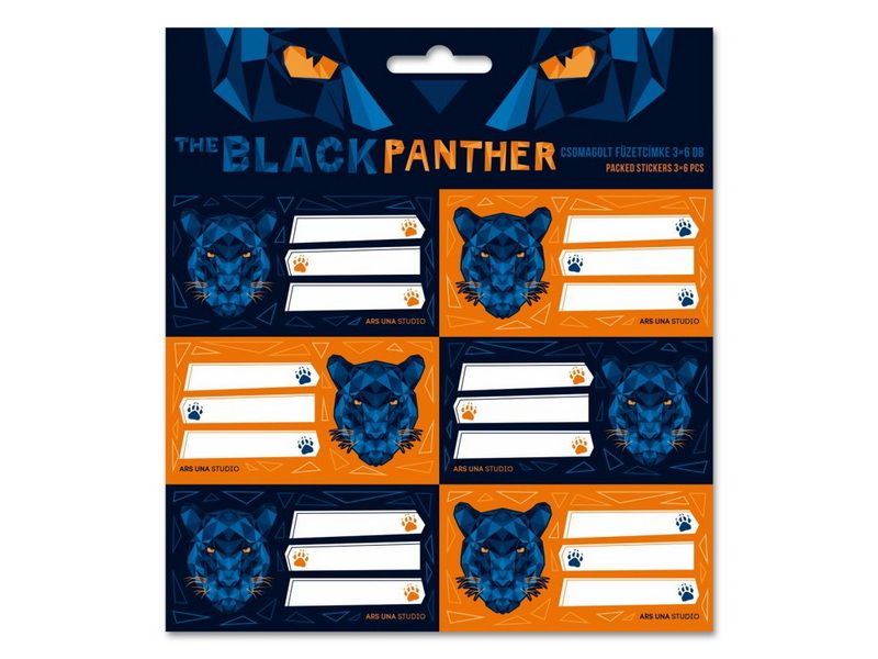 Ars Una Jmenovky na sešity Černý Panter