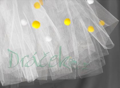 Tylová baletní sukně Citronáda vel. S (3-6 let)