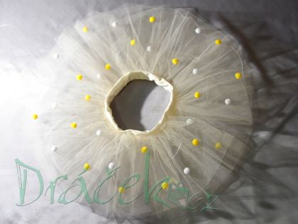 Tylová baletní sukně Citronáda vel. S (3-6 let)