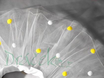 Tylová baletní sukně Citronáda vel. S (3-6 let)