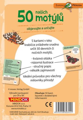 Mindok,  Expedice příroda: 50 našich motýlů