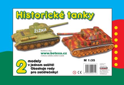 Vystřihovánky Historické tanky