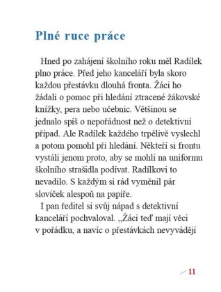 Velký případ školního detektiva - První čtení, to nic není - Pospíšilová, Zuzana