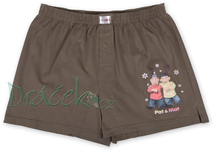 Boxerky pro dospělé PAT a MAT - olivové