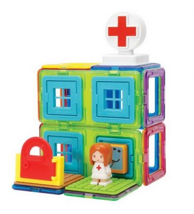 Stavebnice Magformers - Městečko Nemocnice