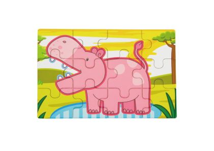 VIGA, Dřevěné puzzle - džungle