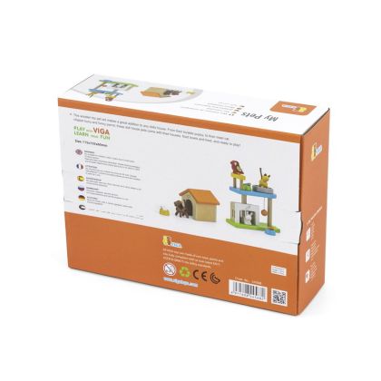 VIGA, Dřevěná sada se zvířátky