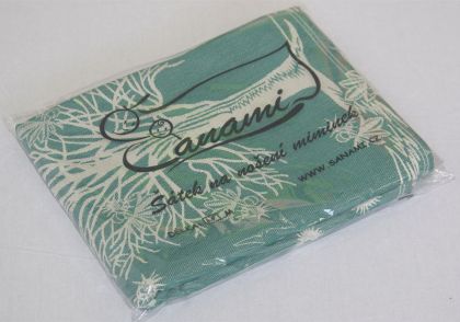 Šátek na nošení miminek a dětí ŠaNaMi - Kaštany 5m + DVD s návody zdarma