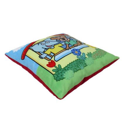 Polštář 30x30 cm, Eda neposeda a Pepa popleta, domeček