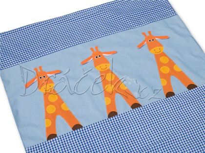 Dětské povlečení Žirafy modré malé