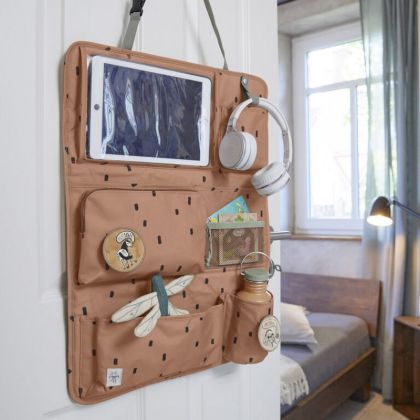 Kapsář do auta Lässig Car Wrap-to-Go Happy Prints caramel