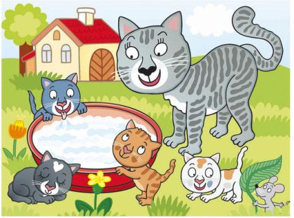 Dino, Kostky domácí zvířátka 12ks