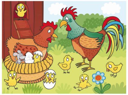 Dino, Kostky domácí zvířátka 12ks