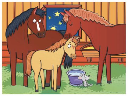 Dino, Kostky domácí zvířátka 12ks