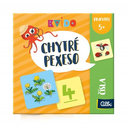 Albi, Kvído - Chytré pexeso - Čísla 3+
