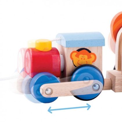 Wonderworld, Dřevěný vláček Safari