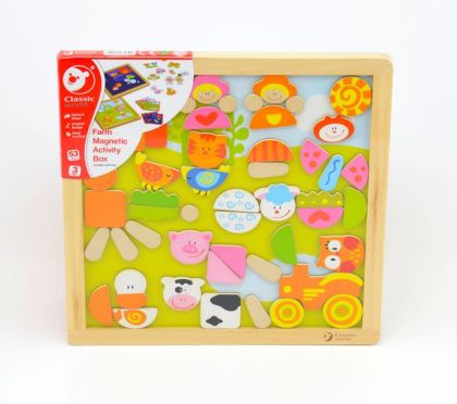 Classic World, Magnetická tabulka dřevo, oboustranná