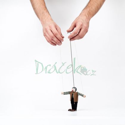 Loutka - Dědeček Lojza  s vodícími šňůrkami