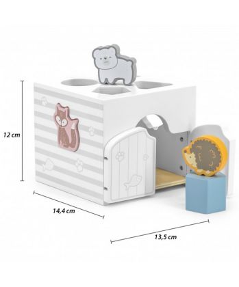 VIGA, Dřevěná vkládačka se zvířátky