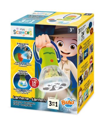 BUKI MiniScience Lampa-projektor 3v1 zvířata