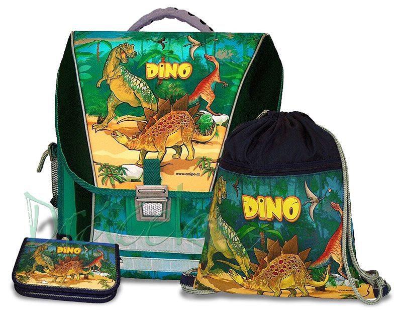 Školní batohový set EMIPO Dino 3-dílný
