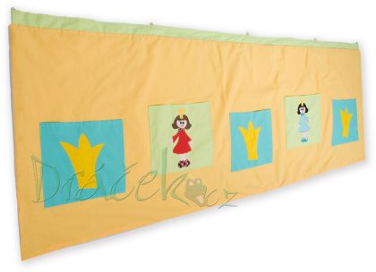 Kapsář za postel Princezny 200 cm