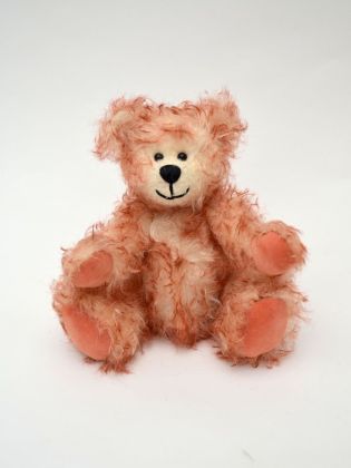 Medvěd 20cm kloub.bílo-rezavý