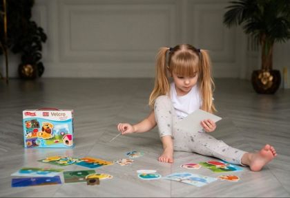 PEXI Velcro skládačky - Kdo kde bydlí ?